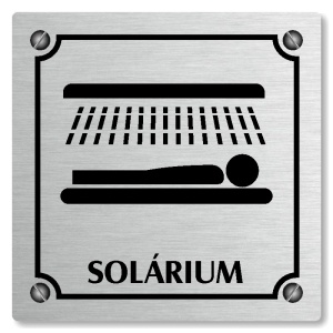 Solárium, 100x100mm, stříbrná, Kansas
